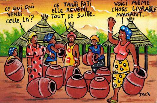 Vente de Pot au Village